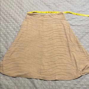 Tan full skirt size small